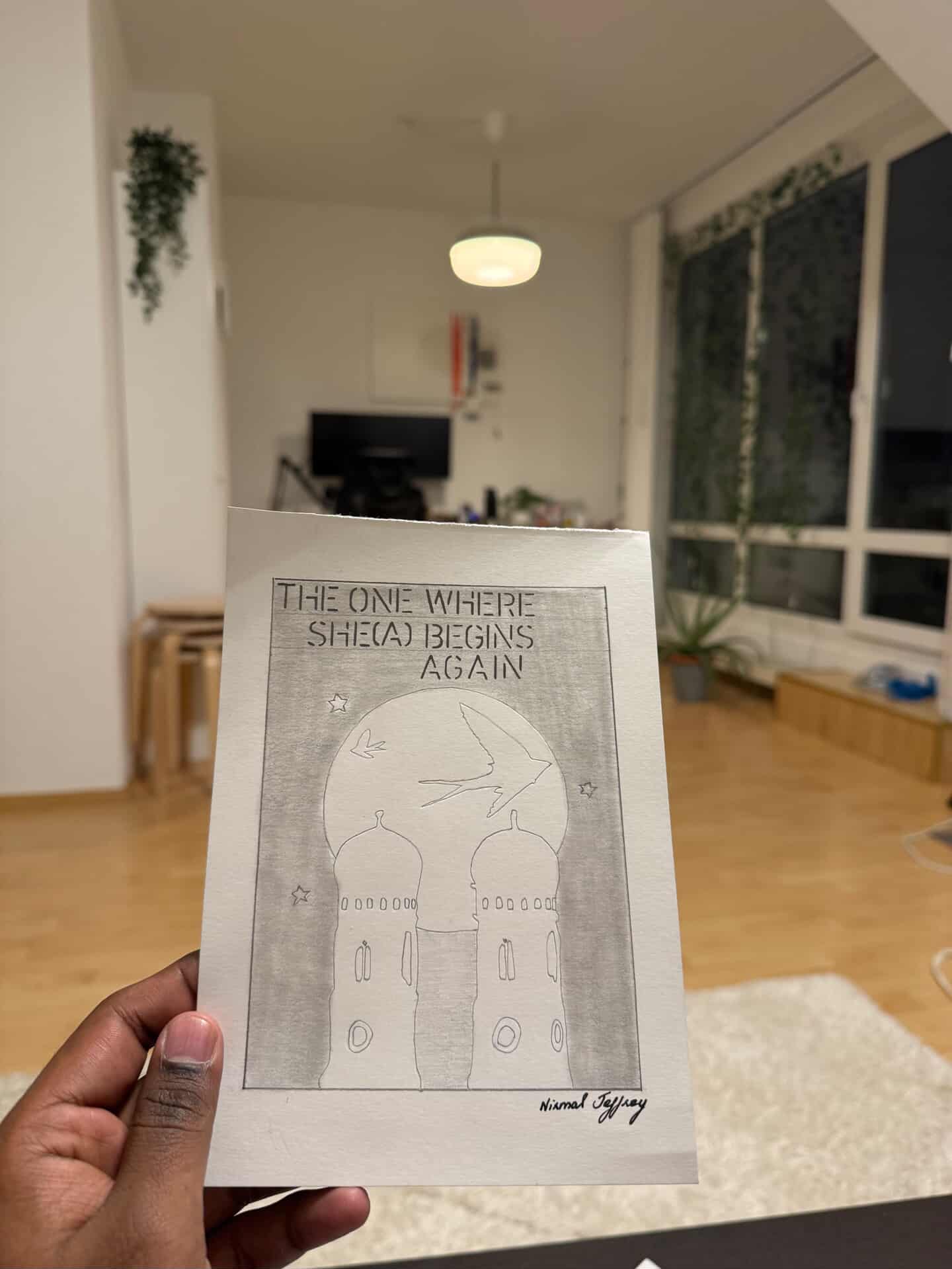 Art for Shareeena's Munich farewell